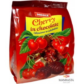 Saldainiai su vyšnių skonio įdaru CHERRY 300g.