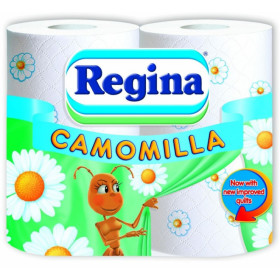 Toilet paper REGINA CAMOMILLA 3 ply. 4 pcs