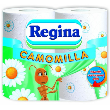 Tualetinis Popierius REGINA CAMOMILLA 3 sl., 4 vnt.