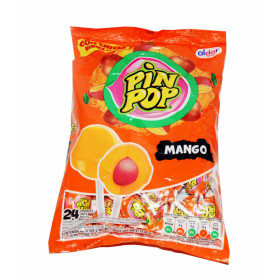 Lollipops with chewing gum PIN POP MANGO 408g