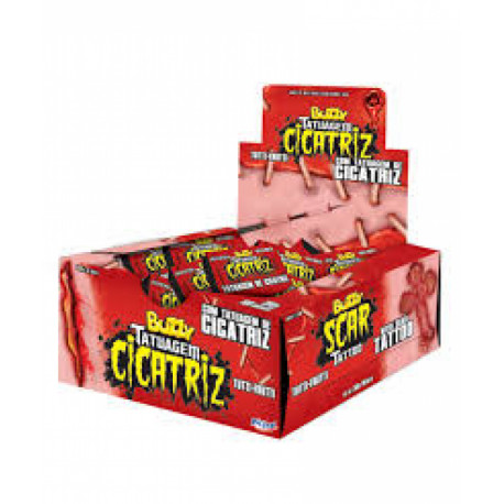 Tutti frutti flavored bubble gum BUZZY CICATRIZ TUTTI-FRUTTI 3g