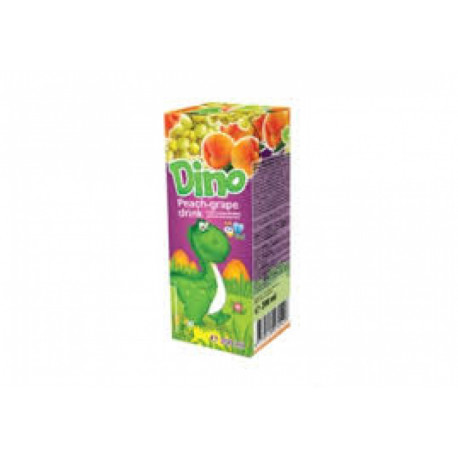 Peach and grape juice drink DINO 200ml