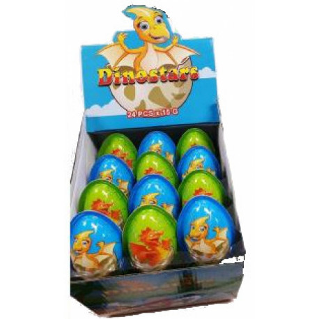 Egg with biscuit and cocoa cream DINOSTARS 15g
