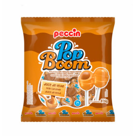 Lollipops POP BOOM MILK CARAMEL 17g