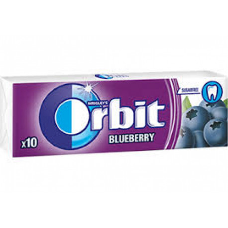 Kramtoma guma ORBIT BLUEBERRY 14g