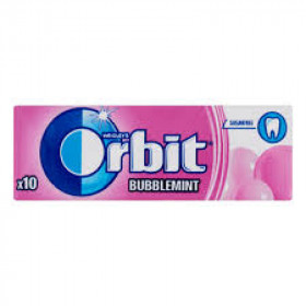 Kramtoma guma ORBIT BUBBLEMINT 14g