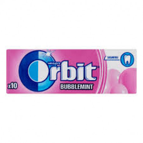 Kramtoma guma ORBIT BUBBLEMINT 14g