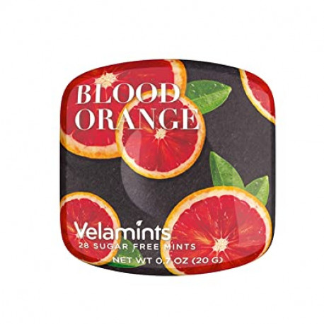 Becukrės pastilės VELAMINTS ORANGE 20g