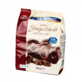 Meduoliai su pieniniu šokoladu LAMBERTZ MINI GINGERBREAD 300g