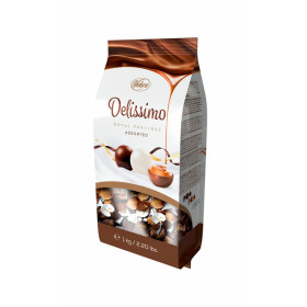 Cocoa & Dark Chocolate mix with Delissimo Milk & White Chocolate DELISSIMO ASSORTED 1kg.