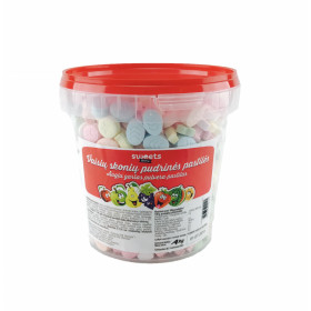 Fruit-flavored powder-pastilles 1kg.