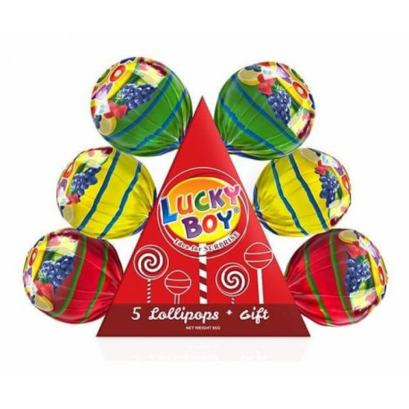 Lollipop LUCKY BOY with toy 65g