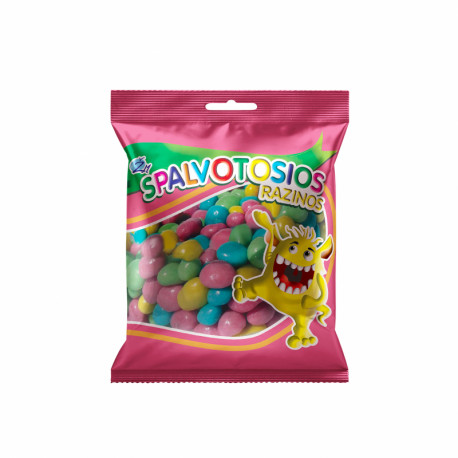 Dražė SPALVOTOS RAZINOS 80g