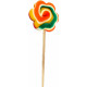 Fruit flavored lollipops FLOWER 60g