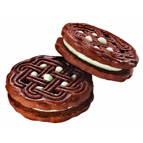 Kakaviniai sausainiai sujungti grietinėlės skonio kremu KAKAVINIAI MARKIZAI 900g