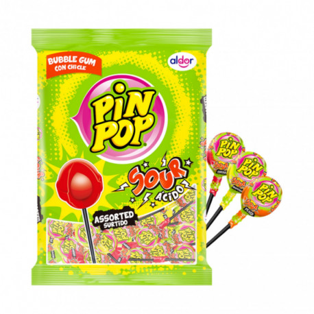 Ledinukai PIN POP ASSORTED SOUR 864g