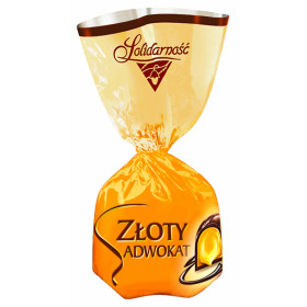 Šokoladiniai saldainiai su kiaušininio likerio skonio įdaru GOLDEN ADVOCAT 2,5kg