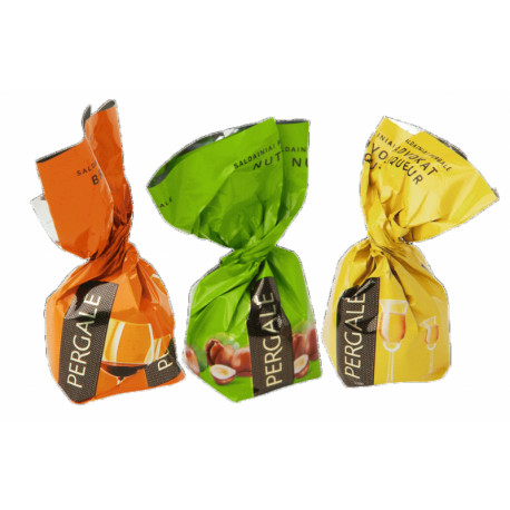 Saldainiai PERGALĖ MIX SINGLE TWIST 1kg