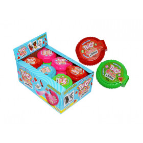 Chewing gum with filling BIG ROLL TATTOO BUBBLE GUM 12g