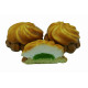 Biscuits with protein cream and kiwi flavor filling partially iced with milk-cocoa glaze SCREWS 1,3 kg