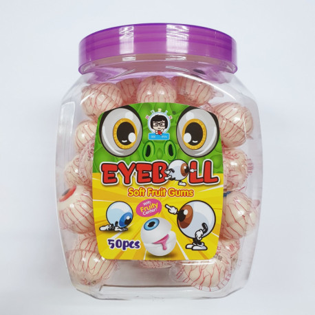 Soft fruit gummies EYEBOLL GUMI 18g