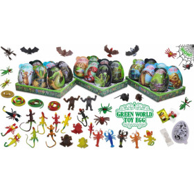 Plastic egg GREEN WORLD EGG TOY 21g