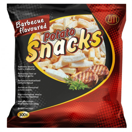 Potato chips with barbecue taste  300g