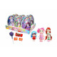 Plastic egg with lollipop, cheing candy, bubble gum and toy LITTLE PRINCESS PLASTIC EGG 20g