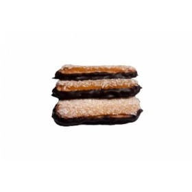Coconut biscuits with orange filling 29% partially glazed with chocolate glaze POMARANCZOWY GAJ 2,2 kg