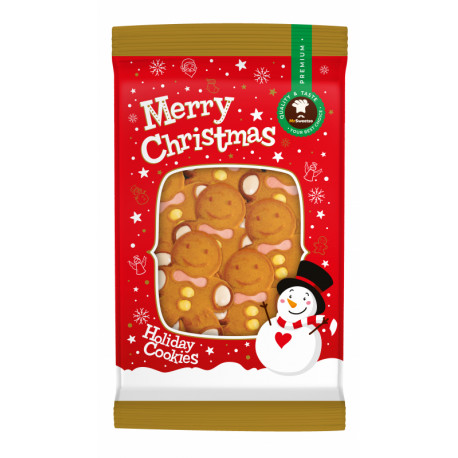 Ginger biscuits decorated with creams GINGERBREAD MAN 200gr