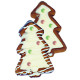 Decorated cookies with cream and glaze CHRISTMAS TREE 200g