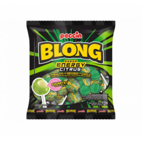 Lollipops with chewing gum "BLONG ENERGY CITRUS" 672g