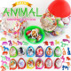 Plastic egg with surprise ANIMAL 8g