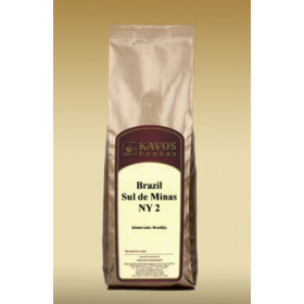 Kava vidutinio malimo BRAZIL SUL DE MINAS NY 2. 500g.