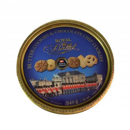 Butter cookies and biscuits with chocolate chip JACOBSENS 340g