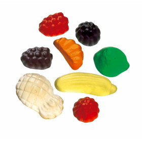 Fruit flavoured gummies TROPIC 1 kg