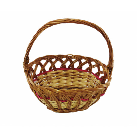 Wicker basket for gifts