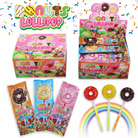 DONUT LIGHT LOLLIPOPS 10g