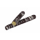 The corn is covered with cocoa and decorated with white frosting ZEBRA 0,5 kg