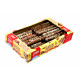 The corn is covered with cocoa and decorated with white frosting ZEBRA 0,5 kg