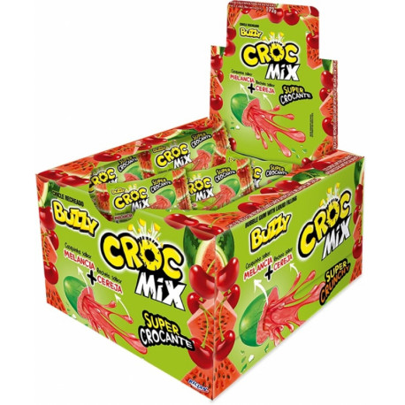 Bubble gum BUZZY CROC WATERMELON CHERRY 4,3g