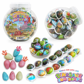 Chewing gum DINOSAUR EGG SHAPE 13g