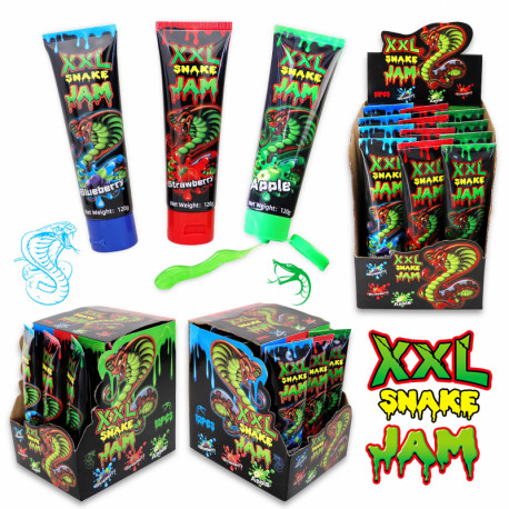 Skystas saldainis XXL SNAKE JAM TOOTHOASTE 120g