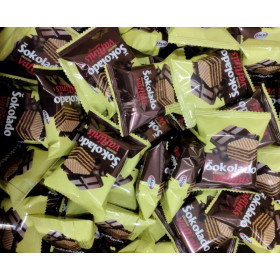 Chocolate-flavored waffle candies 2kg