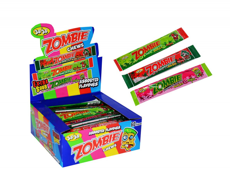 Chewy candy MEGA ZOMBIE MIX FLAVOR 20g