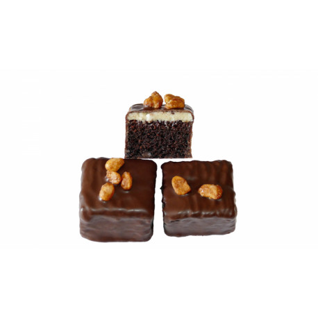 Biscuit cookies with halva filling covered with chocolate glaze TORINO 1,6 kg