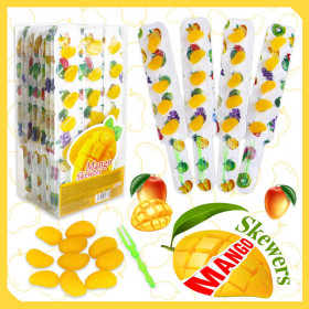 Želiniai saldainiai MANGO SKEWERS 11g