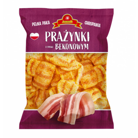 Chips bacon flavour PRAZYNKI BEKONOVE 100g