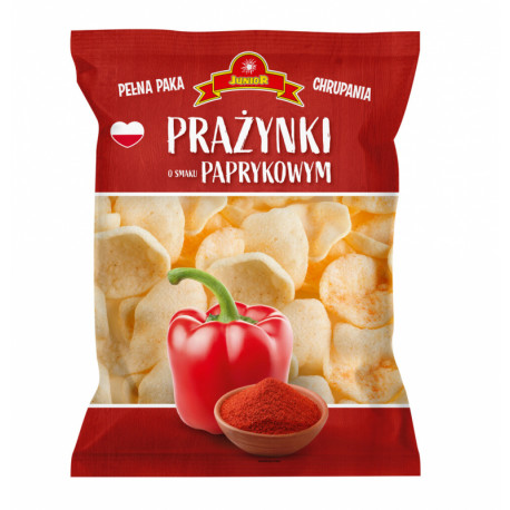Chips paprika flavour PRAZYNKI PAPRYKOWE 100g