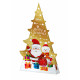 Candies in chocolate with marzipan flavor and orange filling.CHRISTMAS TREE 170 g.